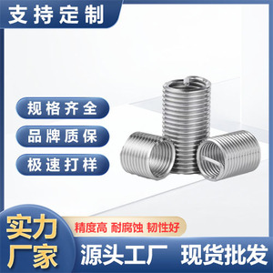 Insertos de Rosca de Acero Inoxidable M2 M2.5 M3 M4 M5 M12 Métricos de Rosca Gruesa Completamente Roscados para Reparación de Prótesis Dentales - Product Image 4