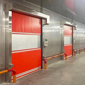 <span class=keywords><strong>Porte</strong></span> de volet roulant à grande vitesse extérieure automatique de protection de sécurité de tissu de <span class=keywords><strong>PVC</strong></span> <span class=keywords><strong>d</strong></span>'<span class=keywords><strong>entrée</strong></span> Offre Spéciale - Product Image 3