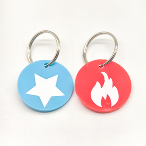 Impreso personalizado Qr Code NFC Keyfob Leer y escribir Epoxy NFC Tag <span class=keywords><strong>Google</strong></span> Llavero para redes sociales - Product Image 2