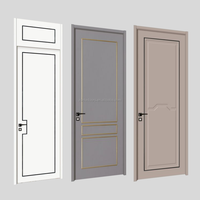 Fournisseur de la Chine porte en bois de dernière conception porte intérieure porte de chambre pour la maison avec serrure intelligente