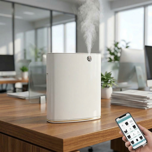Custom Logo Commercial Hotel <b>Home</b> Office Smart App Aroma Diffusers Waterless <b>Essential</b> Oil Wall Mounted Scent Diffuser Machine - Product Image 2