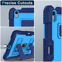 Étui antichoc robuste pour iPad Air 11 M2 M3 2024 2025 avec support pliable, porte-stylo magnétique, bandoulière OEM ODM
