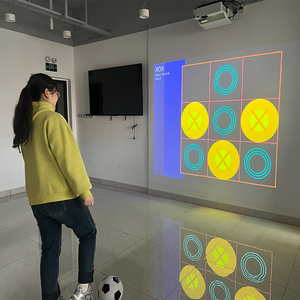 Simulador Deportivo de Interior: Juego de Pared Interactivo <span class=keywords><strong>con</strong></span> Proyección Láser de Fútbol y <span class=keywords><strong>Tres</strong></span> <span class=keywords><strong>en</strong></span> <span class=keywords><strong>Raya</strong></span> (XOX) - Product Image 6