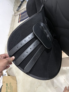 Selle de dressage flexible FHS Miniature Shetland en cuir synthétique PU de qualité supérieure, bleu roi, style anglais, avec arbre en plastique - Product Image 2