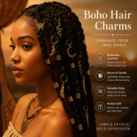 Lot de 26 anneaux de cheveux vintage de haute qualité, en alliage, avec pendentifs papillon, serpent, lune, breloques tendance, bijoux de cheveux punk pour dreadlocks