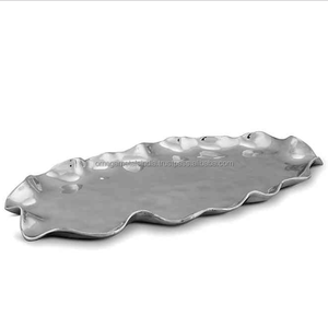 ถาดเสิร์ฟสแตนเลสมีด้ามจับแบบโบราณขนาดพิเศษสำหรับใช้ในบ้านและเสิร์ฟอาหาร - Product Image 6