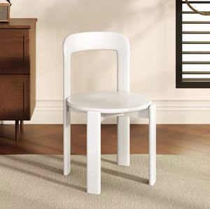 <span class=keywords><strong>Sedia</strong></span> da pranzo, <span class=keywords><strong>Sedia</strong></span> impilabile in legno massello con schienale, <span class=keywords><strong>Sedia</strong></span> da ufficio con schienale, <span class=keywords><strong>Sedia</strong></span> Mid-century, <span class=keywords><strong>Sedia</strong></span> da caffè di design svizzero - Product Image 3