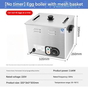 Máquina Comercial para Huevos de Manantial, Equipo para Preparar Bocadillos de Huevos, Máquina Automática con Control de Temperatura Constante para Hoteles y Restaurantes - Product Image 3