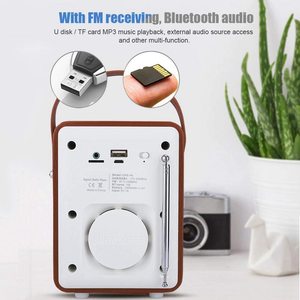 <span class=keywords><strong>Radio</strong></span> <span class=keywords><strong>FM</strong></span> portable DAB/DAB + avec haut-parleur Blue Tooth et lecteur de carte SD, préréglage des stations de support du lecteur MP3 - Product Image 3