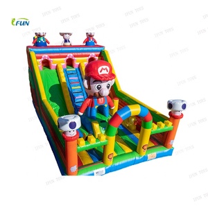 มาริโอบรอสพีวีซี & ไวนิลบ้านเด้งเป่าลมกลางแจ้งพร้อมที่เป่าลมสำหรับใช้ในสวนและสวนเชิงพาณิชย์ - Product Image 3