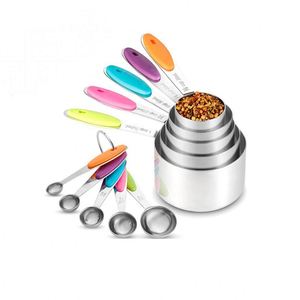 Promotion Durable and Elegant 5 Piece <b>Measuring</b> Cups and <b>Spoons</b> Set for Baking Cooking and Coffee Made of Stainless Steel - Product Image 3