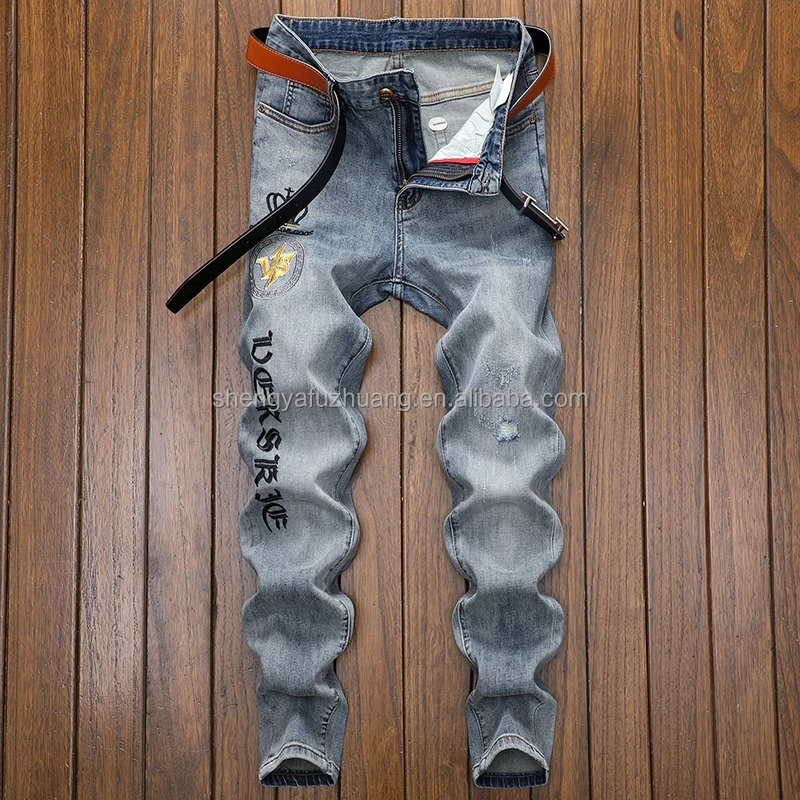 Wholesale hot items 2022 slim fit pants male stretch mens jeans skinny men's jeans new style man jeans