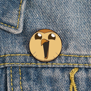 Voici le soleil forme ronde métal artisanat émail épinglette broche personnalisée accessoires mignons mode dur émail doux broches lever du soleil - Product Image 5