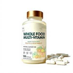 Cápsulas Multivitamínicas de Alimentos Integrales con Certificación HALAL, las Más Vendidas por OEM, Hierbas 100% Naturales, Apoyo para la Energía, Inmunidad y Salud Ósea en Adultos 2 - Product Image 1
