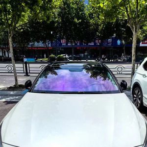 فيلم غيوم أرجواني مرئي ، لون الحرباء ، غشامات أمامية لنافذة السيارة ، الأشعة فوق البنفسجية ، رفض الطاقة الشمسية - Product Image 3