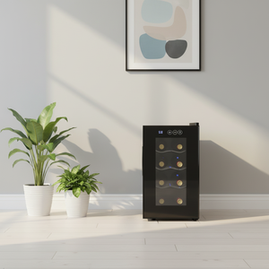 <span class=keywords><strong>Nevera</strong></span> para Vinos <span class=keywords><strong>Vertical</strong></span> de 22L con Capacidad para 8 Botellas, Ideal para Cocina - Product Image 4