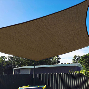 Voile d'ombrage rectangulaire grand format pour cour 4x6m, protection solaire et anti-<span class=keywords><strong>vent</strong></span>, 90% d'ombrage extérieur - Product Image 3