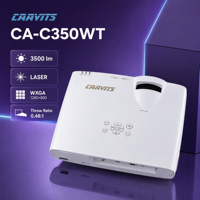 Projecteur vidéo laser 4K CAAVITS OEM 0.44 5000lm 3LCD à ultra courte focale pour auditorium, fabricant commercial