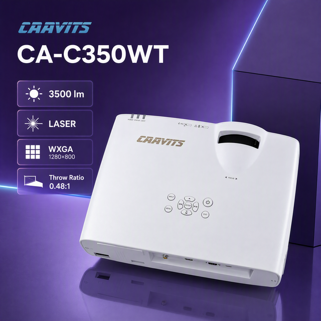 CAAVITS OEM 4K Laser Video Projector 0.44 5000lm 3LCD Ultra Short Throw Laser Projector for Auditorium Commercial Manufacturer