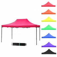 Tente de réception automatique imperméable et robuste pour événements sportifs, fêtes, salons professionnels - Tissu Oxford, structure en acier thermolaqué