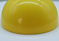 Base de poteau dôme portable et durable en plastique ABS jaune de 25 mm, remplissable d'eau et de sable, pour entraînement de football, agilité et slalom, stable