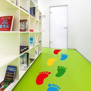 <span class=keywords><strong>Vinilo</strong></span> autoadhesivo personalizado, gráficos brillantes, suelo redondo, señalización de advertencia cuadrada, pegatinas impresas, calcomanías de suelo - Product Image 1