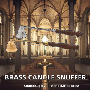 CAS-1001 Éteignoir en laiton fait main pour bougies religieuses - Product Image 2