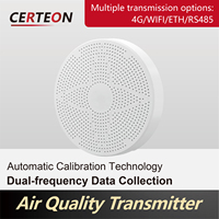 Capteur Qualité Air Multiparamètre RS485 Modbus Plafond Mur PM2.5 CO2 TVOC HCHO Température Humidité Capteur Air