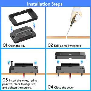 12V xe buýt RV 72W Wall Mount kép QC3.0 + PD USB C 3 cổng sạc ổ cắm với nút chuyển đổi - Product Image 6