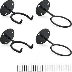 Baseball Bat Holder High-Strength Baseball Bat Holder Wall Mount Display Space-Saving And Multifunctional Metal <b>Storage</b> <b>Rack</b> For - Product Image 3