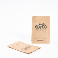 Sachet d'emballage de café à fond plat imprimé sur mesure, résistant à l'oxygène, pour café torréfié et vente au détail, 8oz 12oz 250g 500g