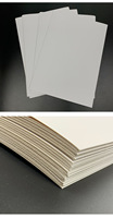 Carton blanc de haute qualité avec fond gris pour sérigraphie, support pour vêtements, fait main, double face, taille personnalisable 210x297mm