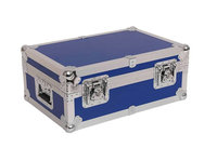 Flight-case en aluminium moyen personnalisé, vitrine colorée, boîte en aluminium pour transport terrestre