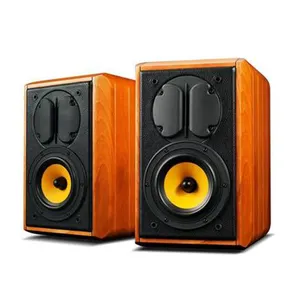 Vofull Wooden music bass treble USB SD MMC card wireless 4 inch Hi-Fi bookshelf speaker