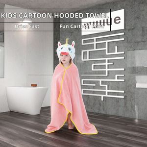 Toalla con Capucha para Niños de Franela de Secado Rápido y Ecológica de Michley Factory con Dibujos Animados de Animales para Baño - Product Image 2