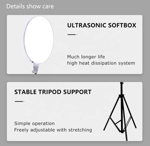 Sml LED video ánh sáng phẳng-bảng điều chỉnh điền vào đèn với điều khiển từ xa nhiếp ảnh LED bảng điều khiển ánh sáng cho live streaming Photo Studio - Product Image 3