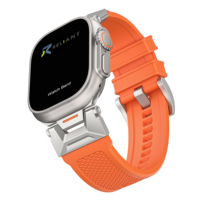 [HIQ] nueva correa de goma de fuerzas especiales impermeable para exteriores de alta calidad para Apple Watch Ultra 1 2 49mm (WB1178T)