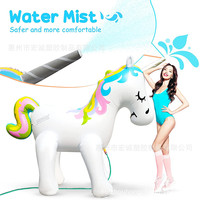 Manège aquatique multifonctionnel Licorne pulvérisatrice d'eau en PVC, 220x180x120CM, best-seller direct usine pour l'été