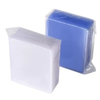 Protège-cartes PVC ultra transparents 35PT 50PT 75PT 100PT, pochettes de protection supérieures 3x4 pour cartes de sport, protège-cartes transparents à chargement par le haut