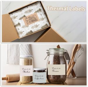 Étiquettes thermiques 3" x 2", autocollantes, rectangulaires, pour imprimante thermique, pour prix, codes-barres, envoi postal, noms - Product Image 5