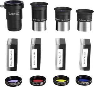 1,25 inch astronomische telescoopaccessoireset met draagtas - Telescoop Plossl oculairset, filterset, 2X Barlow-lens - Product Image 2