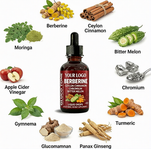 Complément Herbal OEM : Gouttes de Berbérine et de Cannelle de Ceylan avec Melon Amer, Gymnema, Curcuma – Soutient la Santé Immunitaire et Digestive - Product Image 4