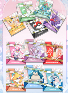 YQ ขายส่งขนมสายไหมโปเกมอน การ์ดศิลปะ แสตมป์โลหะ คอลเลคชั่นพรีเมียม ซีลการ์ด อนิเมะญี่ปุ่น โปเกมอน บอร์ดศิลปะ - Product Image 2