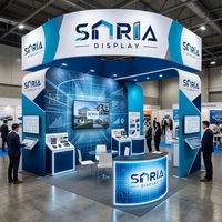 Support de toile tendue imprimé sur mesure, mur d'affichage portable pour exposition, idéal pour les salons professionnels