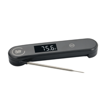 Thermomètre à viande à lecture instantanée, sonde pliable, rétroéclairé, aimant intégré, fonction HOLD, pour cuisine, camping en extérieur, barbecue nocturne