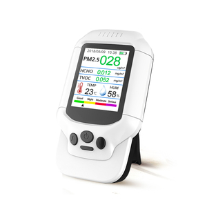 เครื่องวิเคราะห์อากาศ PM2.5 แบบพกพา เครื่องเก็บตัวอย่าง PM10 ใช้พลังงาน USB แบตเตอรี่แบบชาร์จได้ 1500mAh สำหรับใช้งานกลางแจ้ง ในบ้าน คุณภาพอากาศภายในอาคาร ได้รับการรับรองมาตรฐาน RoHS - Product Image 1