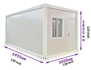 Casa/Oficina Contenedor Prefabricada Desmontable de 20 pies/40 pies para Tanzania, Puerto Rico, Filipinas - Product Image 5