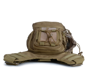 DFC01 10L Sac à bandoulière tactique en daim imperméable avec système Molle pour appareil photo, pochettes d'épaule en camouflage - Product Image 3
