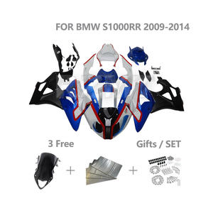Carénages de moto personnalisés pour BMW S1000RR HP4 2009-2014 2010 2011 2012, kit de carénage complet, kit carrosserie ABS injecté B1012-110a - Product Image 1