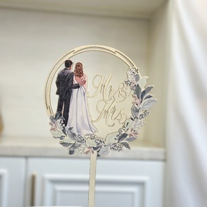 Décoration de <span class=keywords><strong>gâteau</strong></span> de mariage en acrylique, nouvelle arrivée, accessoires de mariage, décoration de <span class=keywords><strong>gâteau</strong></span> en acrylique - Product Image 6